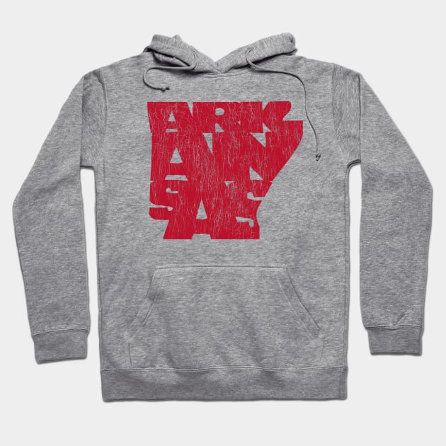 Arkansas Text Hoodie by rt-shirts